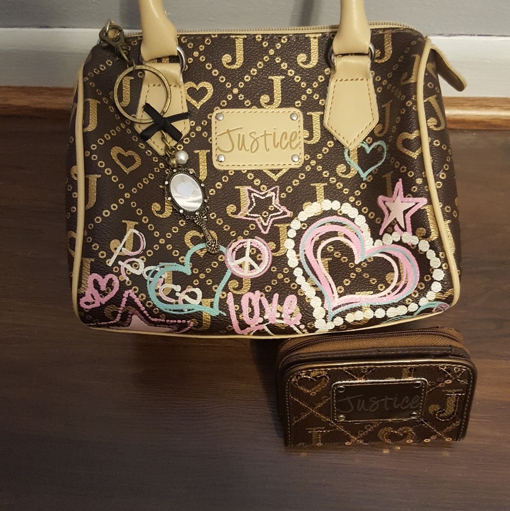 xxxX SOLD XxxxJustice Purse and Wallet